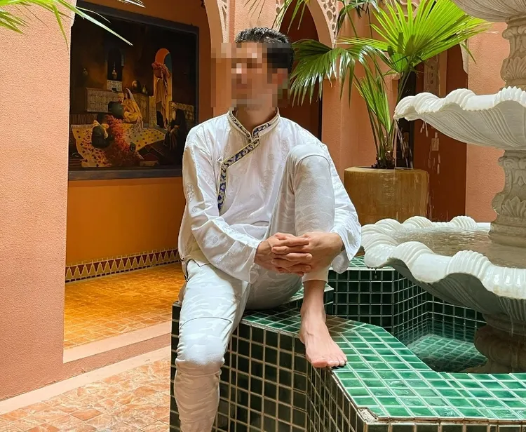 傅姓外籍男子。翻攝畫面