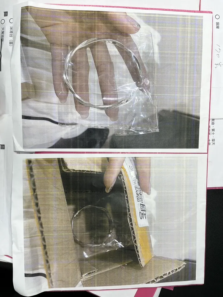 許玲玲領到從未訂購的破銅爛鐵。應曉薇議員辦公室提供