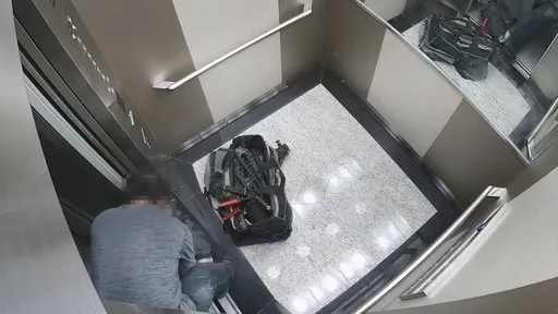 半夜闖工地盜剪電纜線 囂張賊堂而皇之搭電梯搬贓物