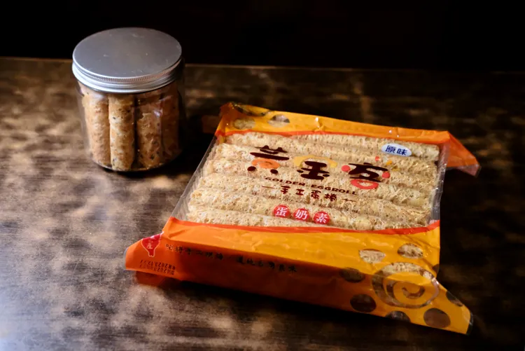 黃金客的原味和芝麻蛋捲 。主辦單位提供