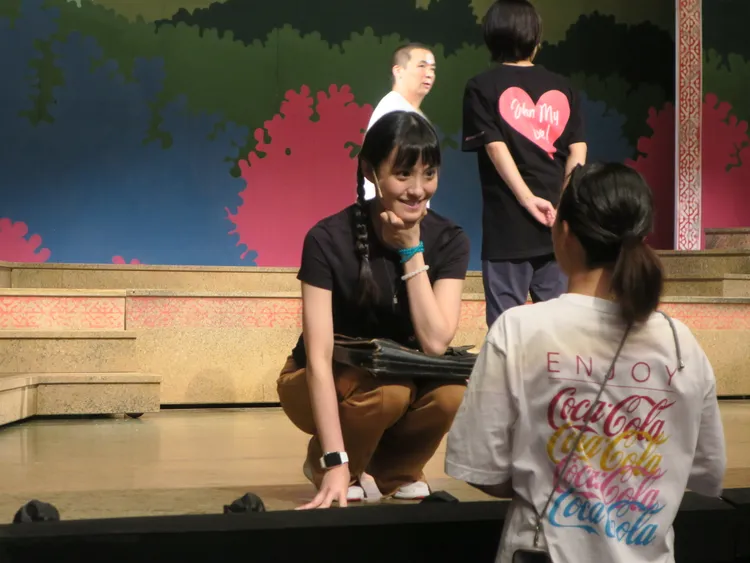 陳希瑀音樂劇《KANO》排練。寶麗來提供