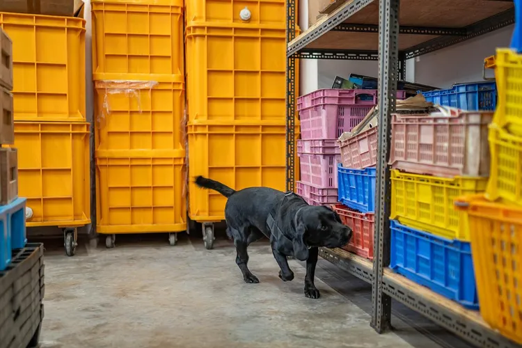 新加坡警隊嗅彈犬「洛基」。翻攝臉書@Singapore Police Force