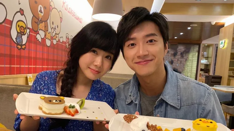 福原愛（左）和江宏傑從恩愛夫妻變怨偶，離婚後還對簿公堂。翻攝福原愛臉書
