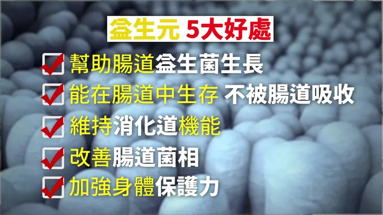 ▲益生元四大好處，養好菌迎接順暢好心情！