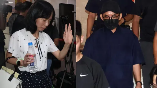 黃子佼有備而來！35萬交保　王牌女律師火速掏錢辦保！4男護駕離去