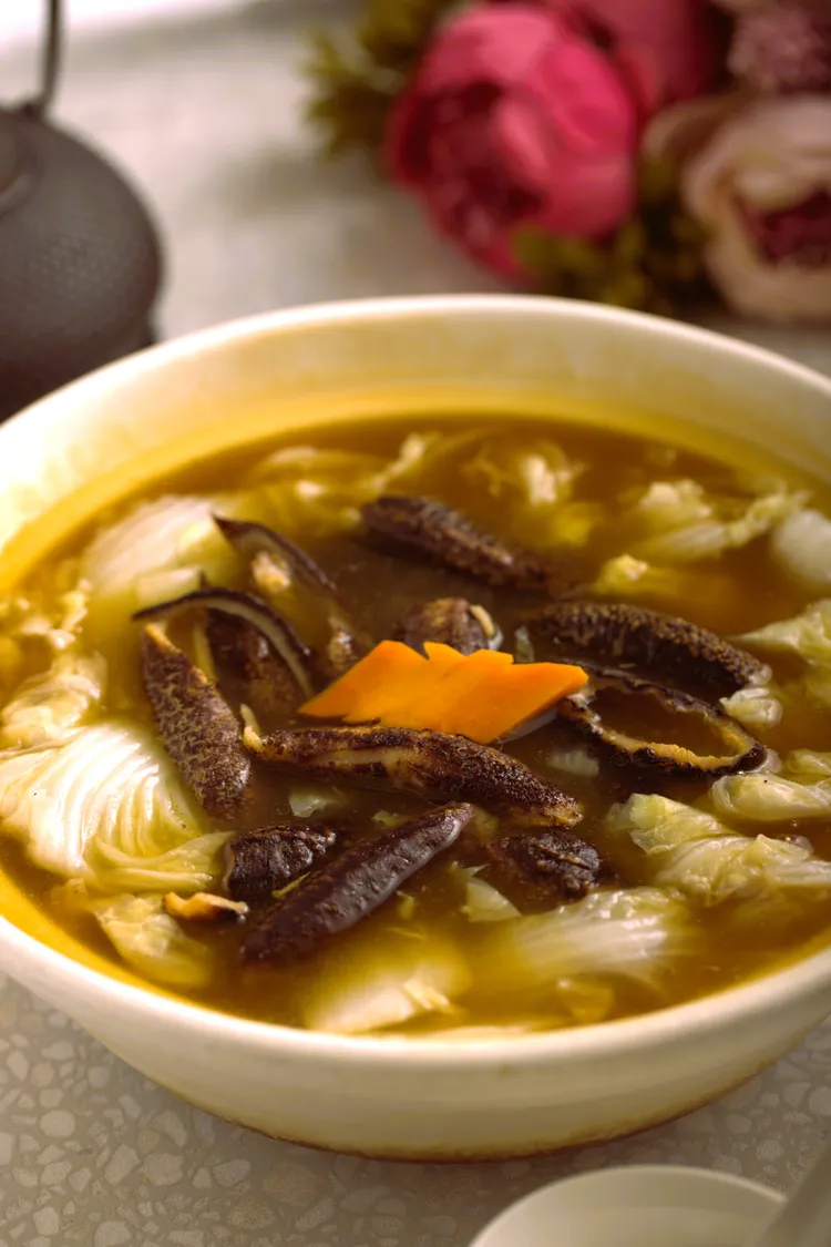 北極紅參燉燒白菜 280元(1人份)。欣葉提供