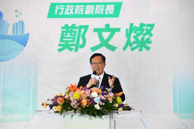 行政院副院長鄭文燦表示，「亞灣2.0智慧科技創新園區」計畫，將5年近107億元預算加碼擴增為7年170億元。翻攝畫面