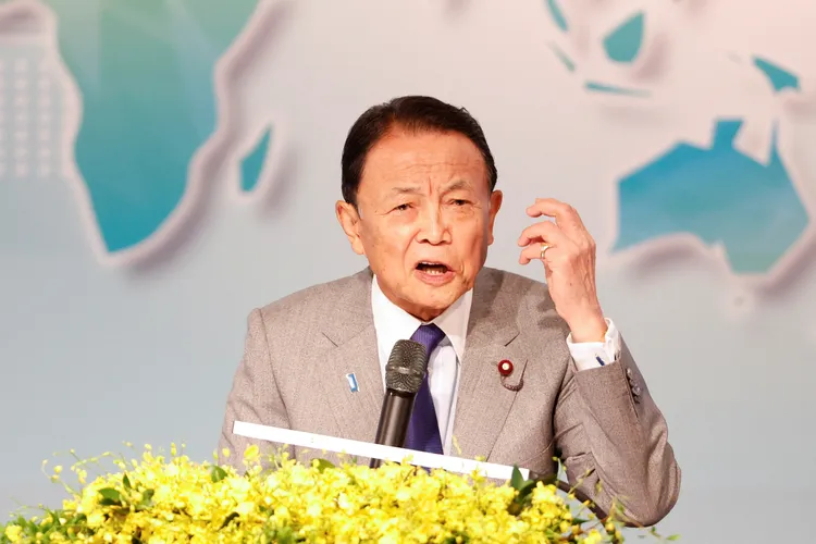 麻生太郎。路透社