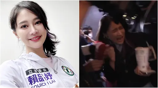 「為什麼要推我」45秒超慢速動作還原　綠委聲援賴品妤：講假摔太沈重