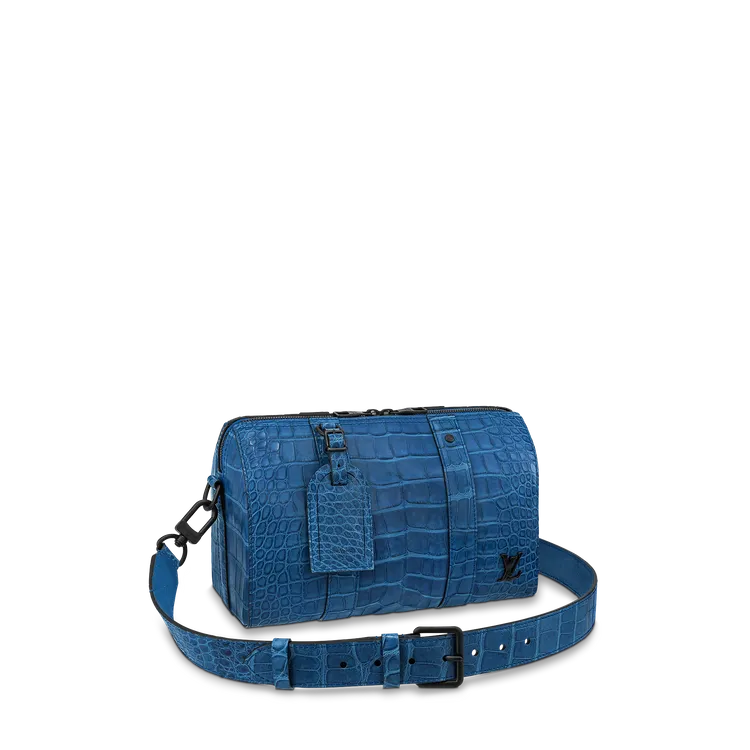 深邃藍色City Keepall，93萬元。品牌題供