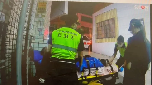 警方通報119送醫。橫山警分局提供