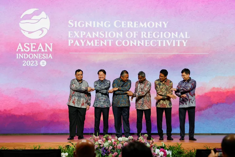 印尼是今年東協的主席國，圖為25日在雅加達舉行的東協財長及央行行長聯席會議。資料照片