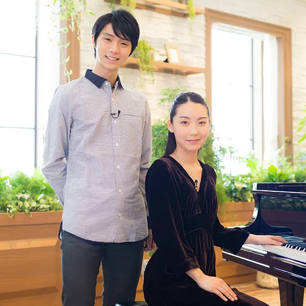 羽生結弦的粉絲認為松田華音跟他很配。翻攝GROWING