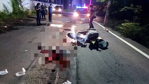 恐怖情杀!高雄20岁女骑士突遭后座男友割喉亡 男自刎双双倒卧血泊