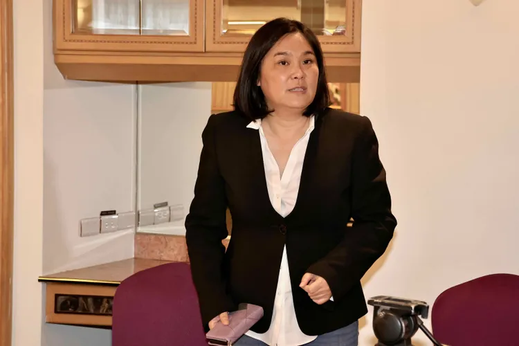 金門女戰神陳玉珍，前段時間不斷力促「藍白合」。資料照片