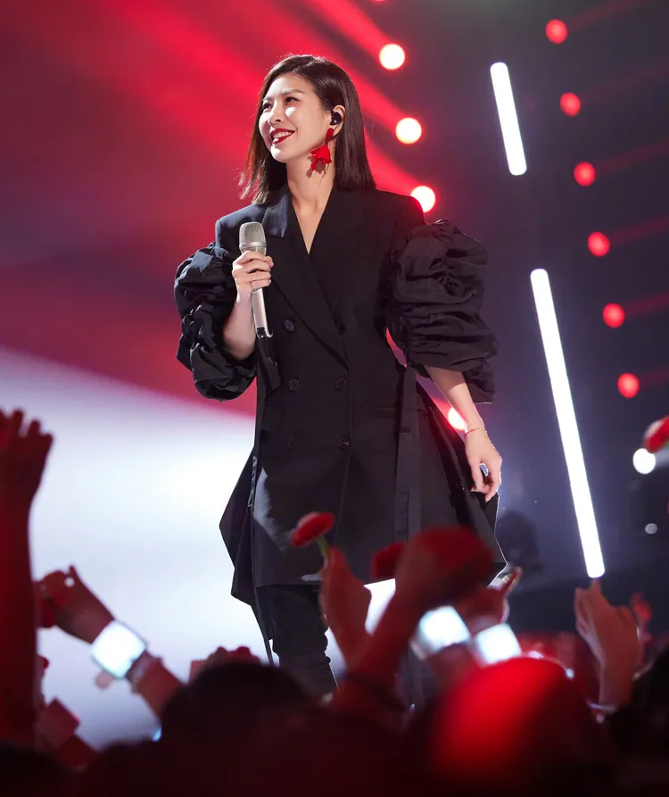 許茹芸在《乘風破浪的姐姐3》帶來精采演出。翻攝許茹芸微博