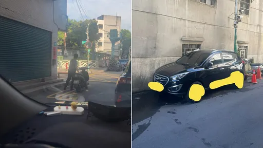 停完汽車換機車「不准別人停」　駕駛霸空位：我家在這邊啊