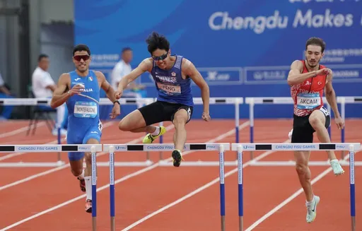 狂!彭名揚400公尺跨欄飆破全國 奪今年世大運台灣第3金