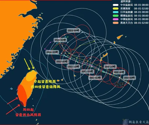 中颱卡努將颳強風！　氣象粉專：北台灣風力「接近颱風假標準」