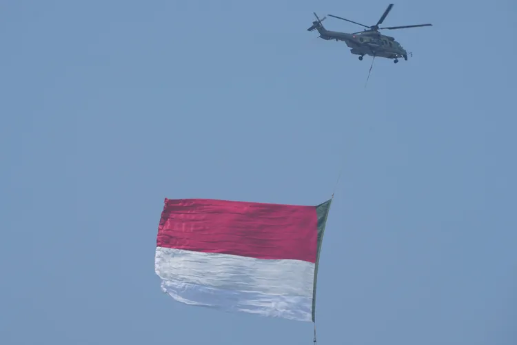 印尼空軍表演。美聯社