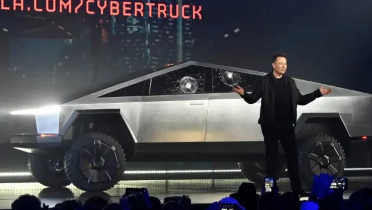 馬斯克2019年11月21日發表Cybertruck。路透