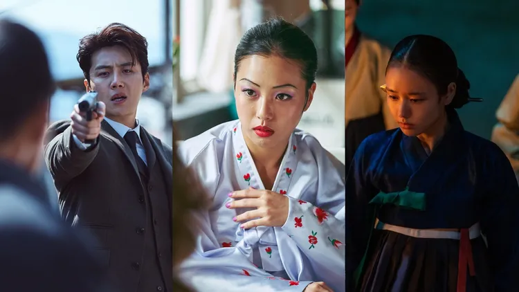 金宣（左圖起）以《貴公子》提名男新人，《神鬼海底撈》高旻示入圍女配角，還要在女新人獎項比拚《晝盲神探》安恩真。車庫娛樂提供