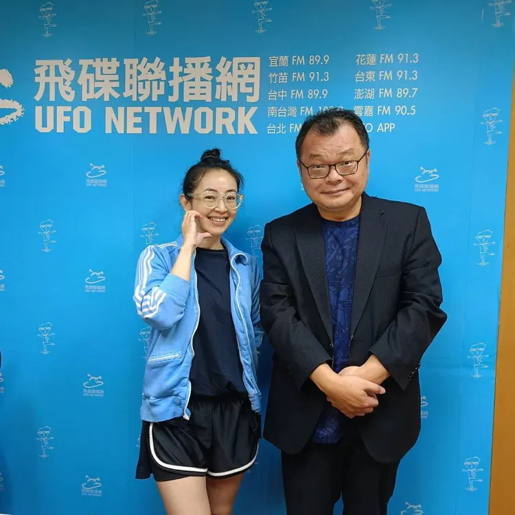 蔡燦得素顏模樣被陳揮文曝光。翻攝自陳揮文臉書