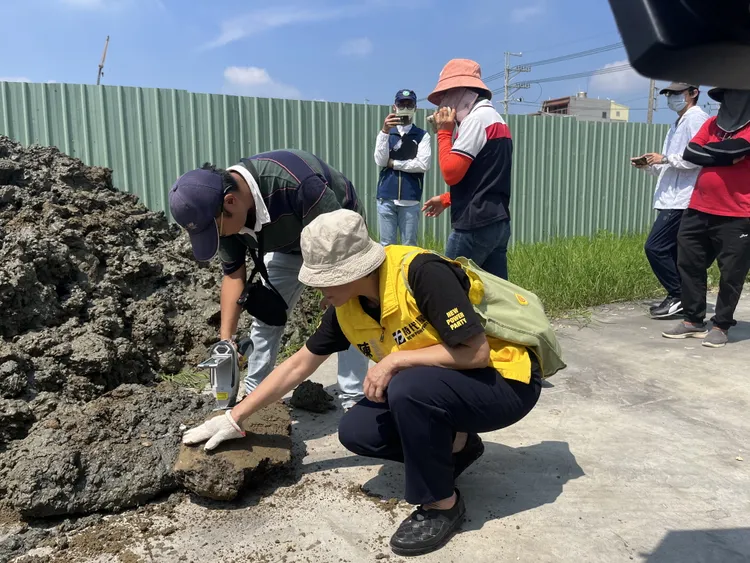 現場結果與先前環保局調查一致。陳椒華提供