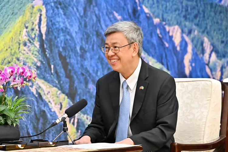 陳建仁說，台歐盟如簽署BIA，不僅讓雙邊經貿更密切，也確保台灣、歐洲及世界的安全。行政院提供