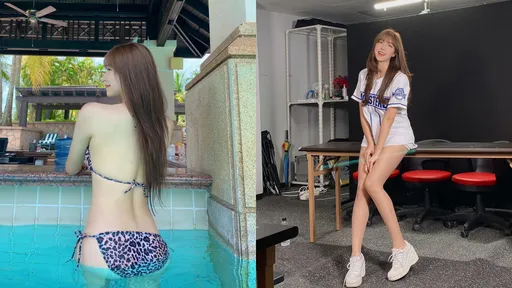 比李多慧大咖！韓職「最強外掛」安芝儇降臨台鋼雄鷹　100公分長腿辣照曝