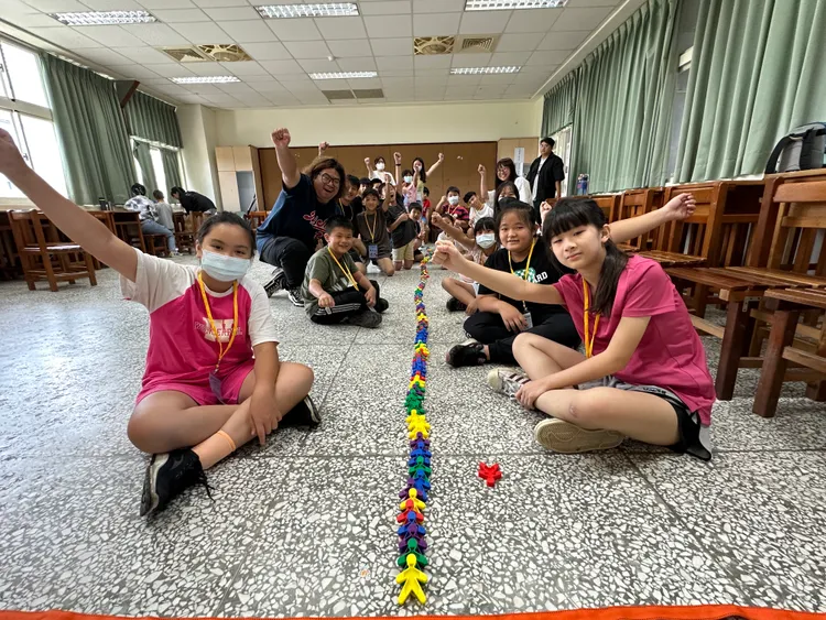 新住民學童參與。翻攝畫面