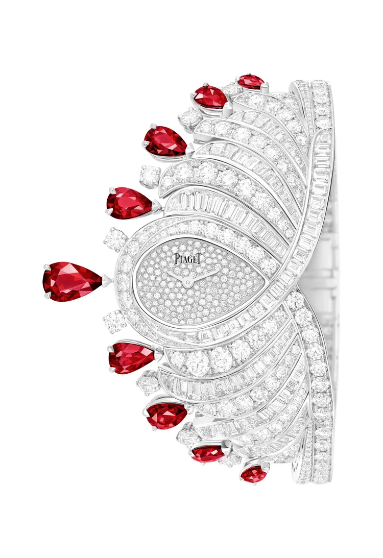 Extraordinary Light 18K白金紅寶石鑽石腕錶，全球限量1件，約2070萬元。品牌提供