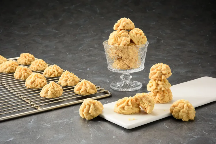 亞尼克鹽之花曲奇花餅每顆盛開如花。亞尼克提供