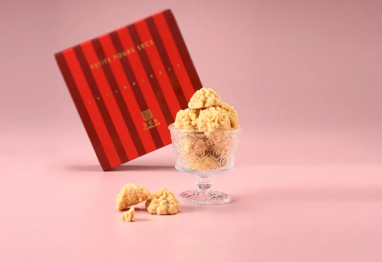 亞尼克鹽之花曲奇花餅，入口即化的獨特蓬鬆香酥。亞尼克提供