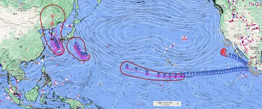 3颱共舞不稀奇!一圖看真相 彭啟明:拚5颱也不是沒機會
