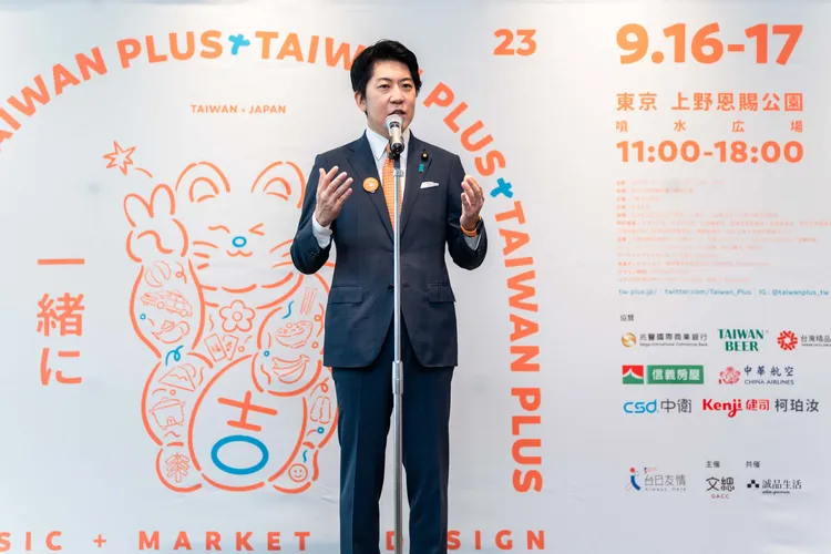 佐藤啓希望透過文化祭讓更多日本人喜歡台灣。文總提供