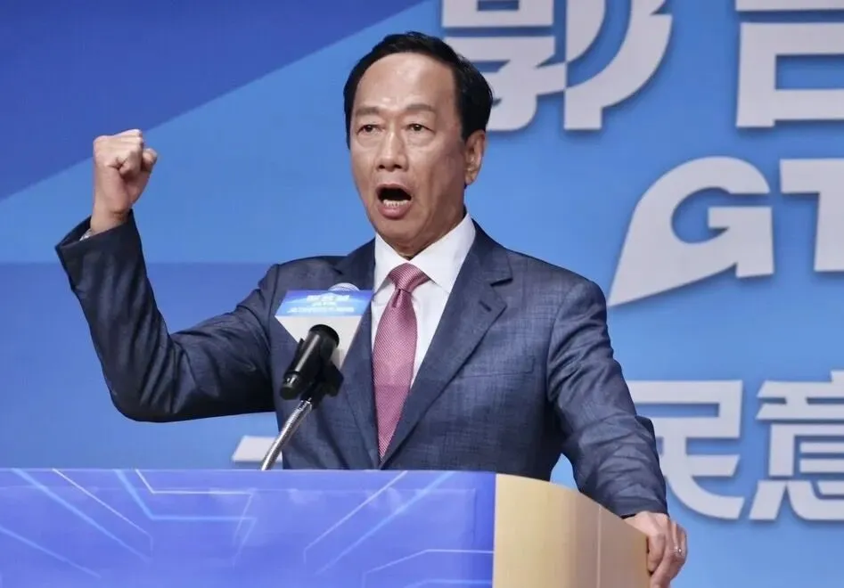 郭台銘今宣布參選時,表示曾和侯友宜談過。林林攝