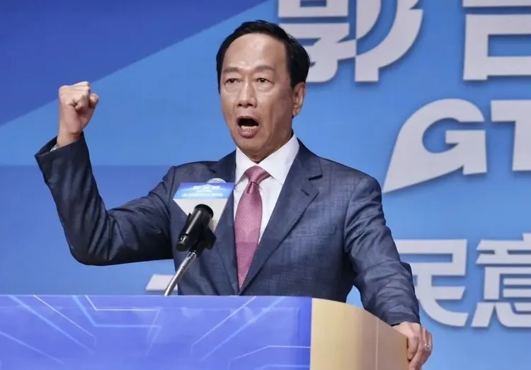 郭台銘今宣布參選時，表示曾和侯友宜談過。林林攝