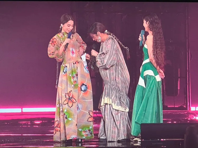 Selina感動地哭了。林丞偉攝