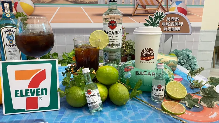 莫西多雞尾酒風味氣泡咖啡。陳怡文攝