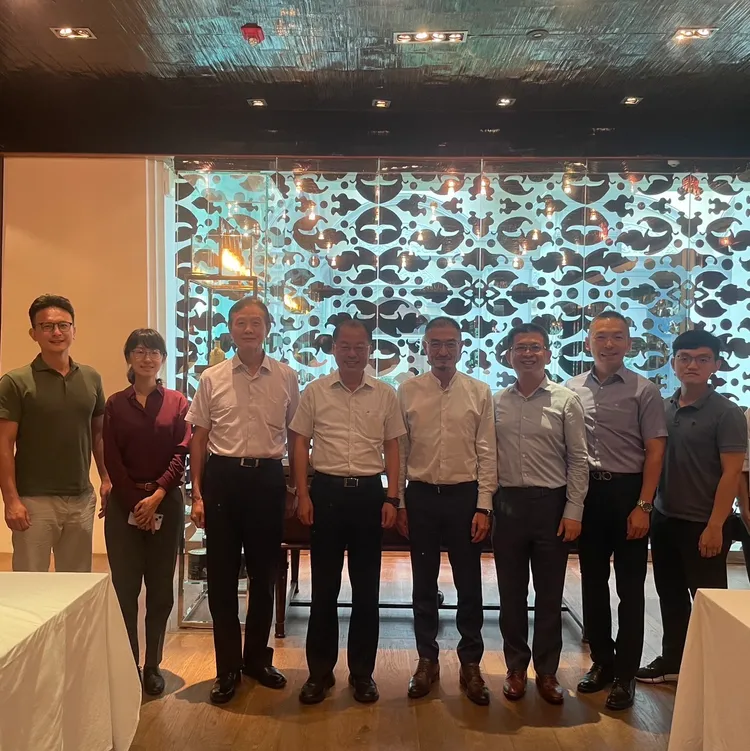 警政署長黃明昭等人近日前往東南亞進行跨境詐欺、洗錢以及人口販運案件研商。翻攝畫面