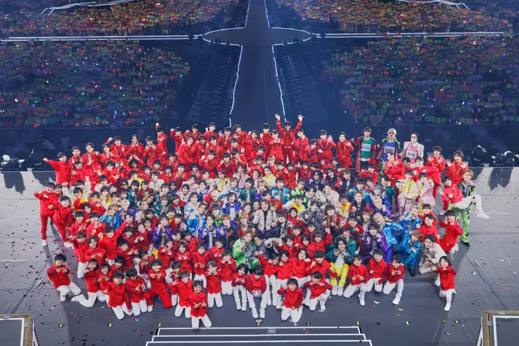 傑尼斯練習生也就是小傑尼斯日前剛結束巨蛋演唱會。翻攝Johnnys_Jr_info推特