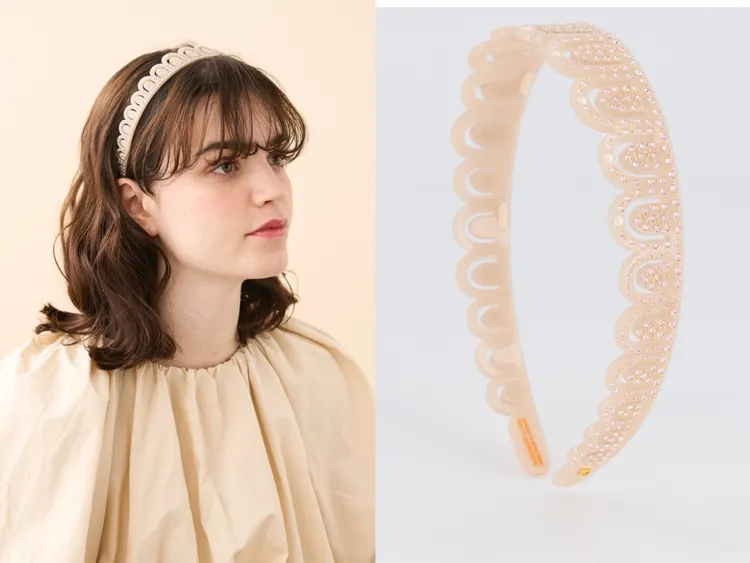 月夜女王水晶髮箍，3萬3600元。品牌提供