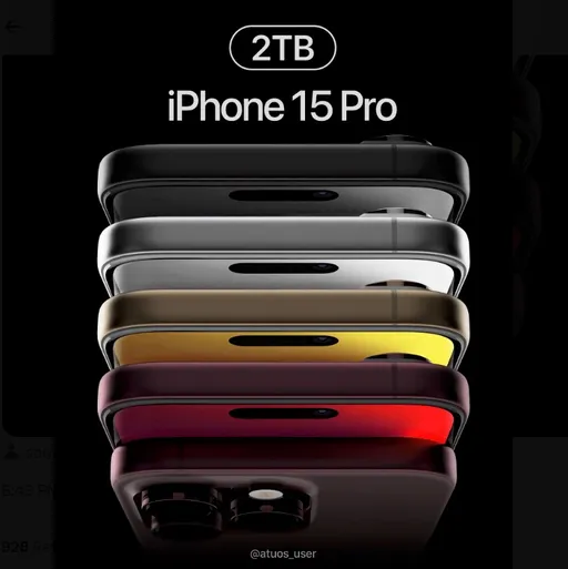 果粉快存錢！iPhone 15爆有2TB版本　網一面倒狂問這句