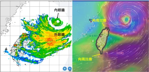 卡努襲北邊!南境恆春卻颳10級風 吳德榮:角隅效應