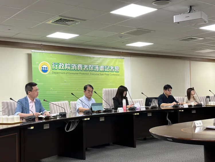 行政院消保處今（11）日召開記者會，說明查核包租代管契約情況。王良博攝