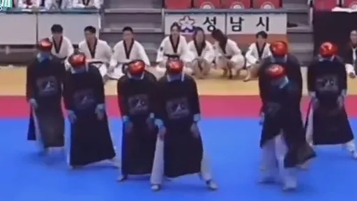 鬼月跳「殭屍跆拳舞」！　這道館赴南韓表演被自家人罵翻