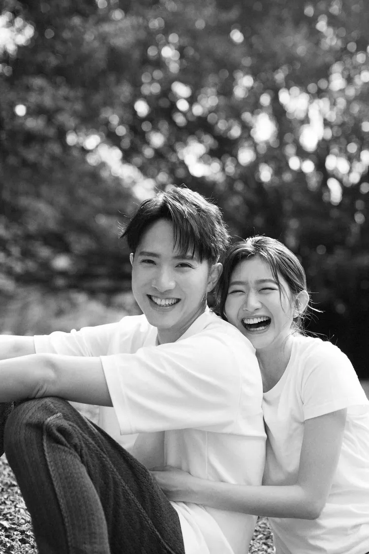 晏柔中與楊孟霖十分恩愛。翻攝楊孟霖臉書
