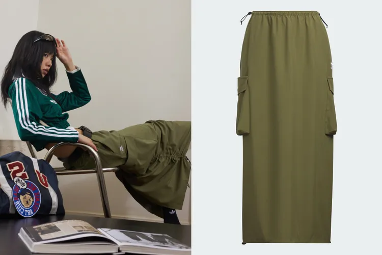 adidas Originlas CARGO SKIRT W ，2890元。品牌提供
