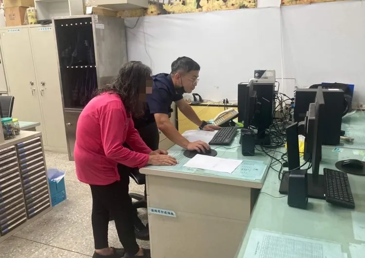 警方鍥而不捨追查婦人身分。龍潭警分局提供